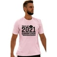 thumbnail image 1 of Adult Class Of 2021 Quarantenior Funny Graduate Quarantine T-Shirt, 1 of 1