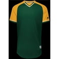 thumbnail image 1 of Adult Classic V-Neck Jersey - Dark Green, Gold & White - Medium, 1 of 1