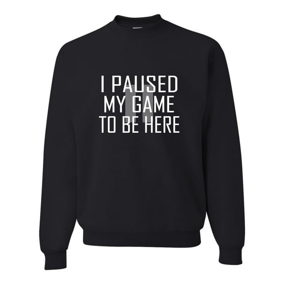 Adult Classy I Paused My Game To Be Here Sweatshirt Crewneck