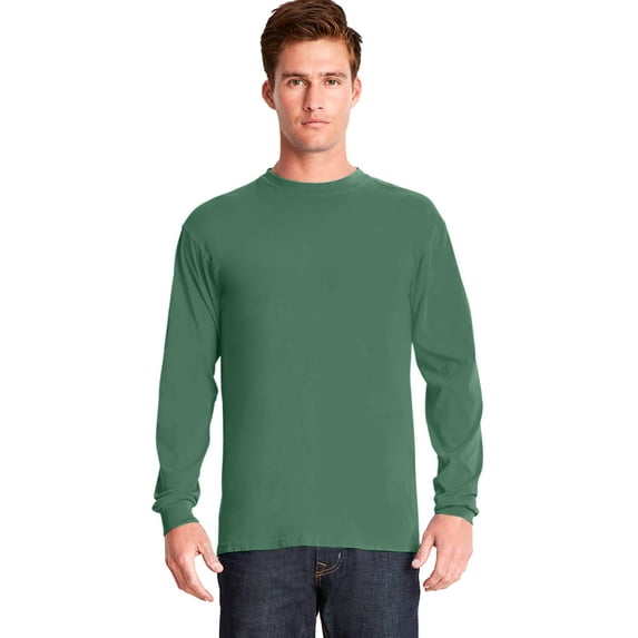 Adult Clementine Inspired Dye Long-Sleeve Crew