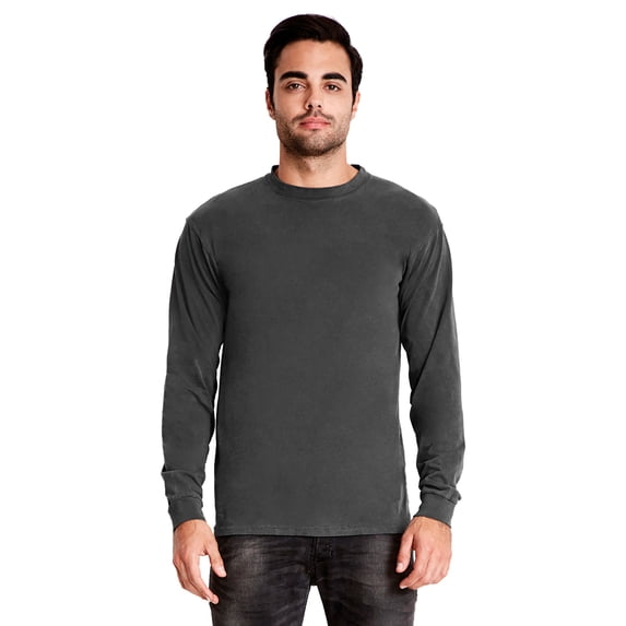 Adult Clementine Inspired Dye Long-Sleeve Crew