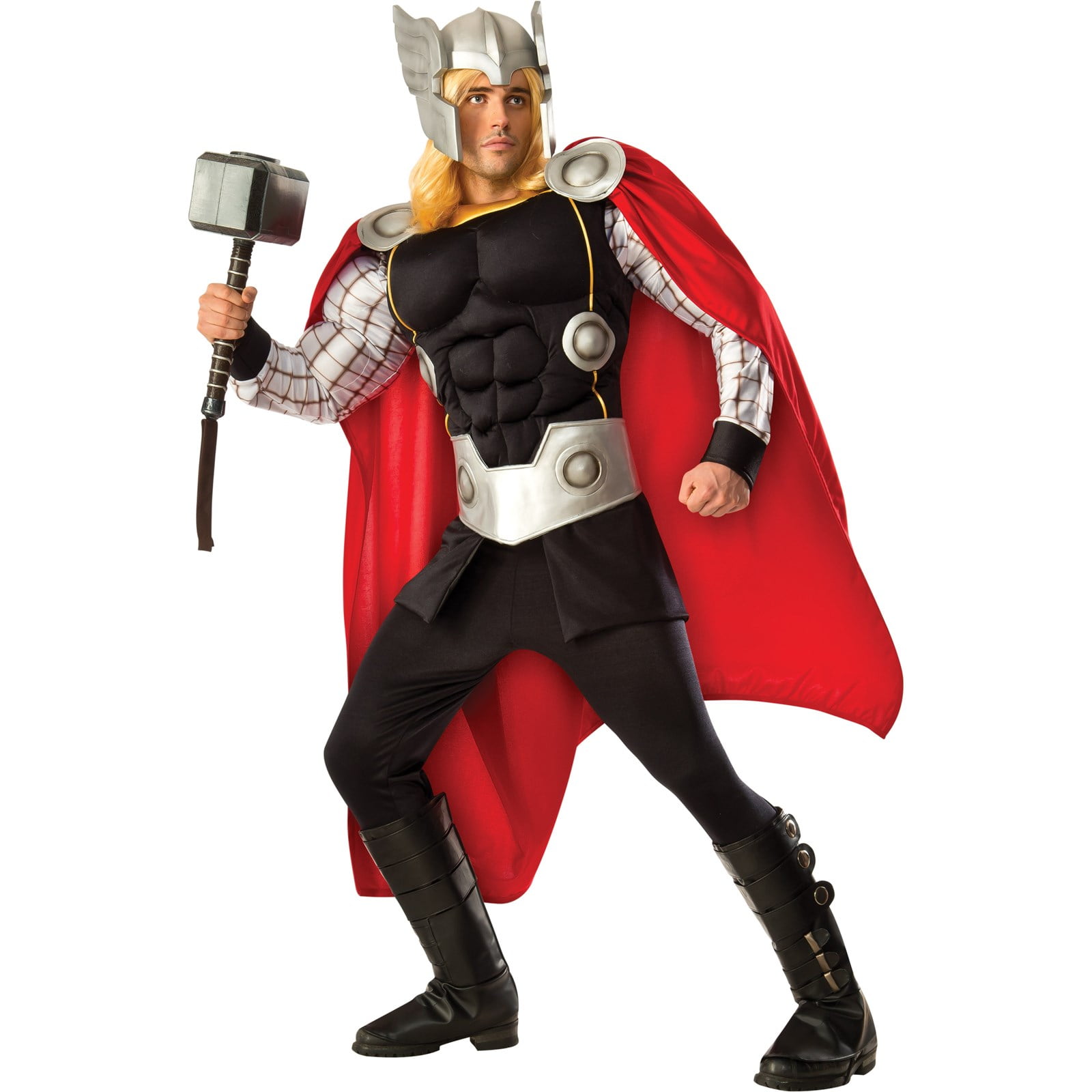 Marvel Avengers 3: Infinity War Thor Battle Suit Adult Men Cosplay Costume  with Cloak for Halloween Carnival