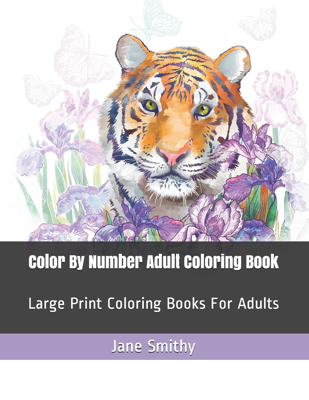 Large Print Color By Number Book For Adults: Paint by Number Coloring Book  for Adults color by number adult (Paperback)