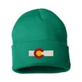 thumbnail image 1 of Adult Colorado Flag Embroidered Cuffed Knit Beanie Cap, 1 of 1