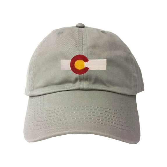 Adult Colorado Flag Embroidered Dad Hat