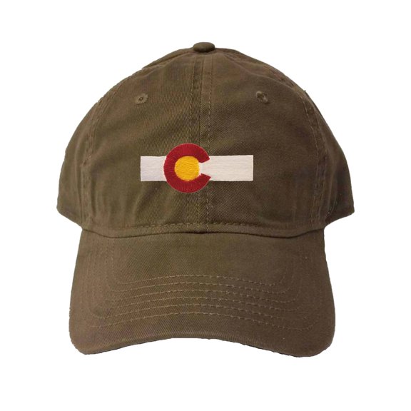 Adult Colorado Flag Embroidered Deluxe Dad Hat