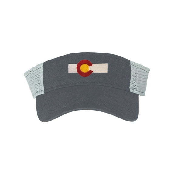 Adult Colorado Flag Embroidered Visor Dad Hat