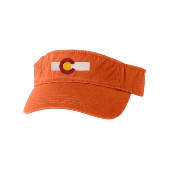 Adult Colorado Flag Embroidered Visor Dad Hat