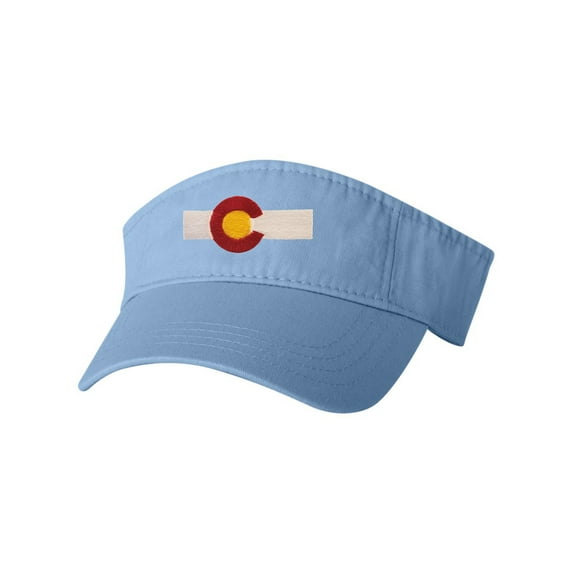 Adult Colorado Flag Embroidered Visor Dad Hat