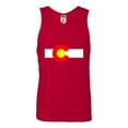 thumbnail image 1 of Adult Colorado State Flag Sleeveless Tank Top Cotton T-Shirt, 1 of 1