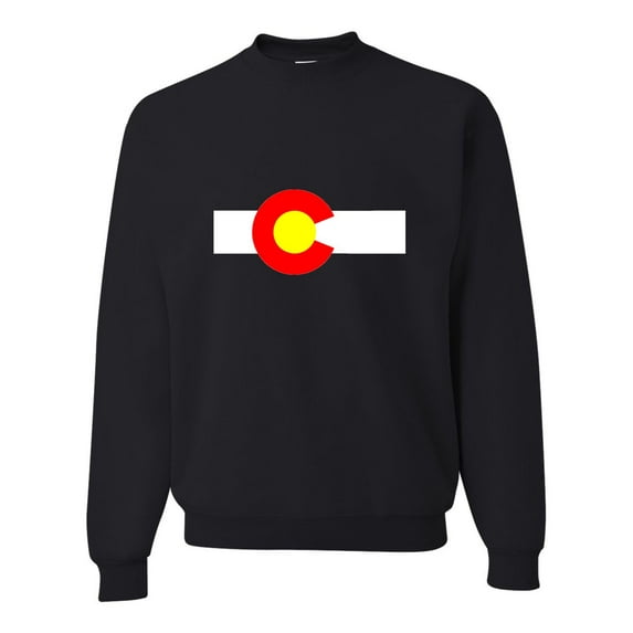 Adult Colorado State Flag Sweatshirt Crewneck