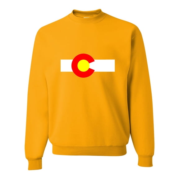 Adult Colorado State Flag Sweatshirt Crewneck