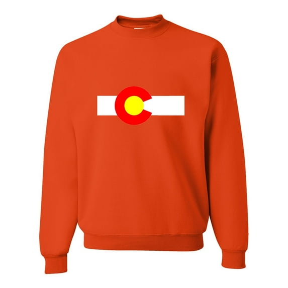 Adult Colorado State Flag Sweatshirt Crewneck