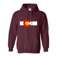 thumbnail image 1 of Adult Colorado State Flag Sweatshirt Hoodie, 1 of 1