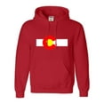thumbnail image 1 of Adult Colorado State Flag Sweatshirt Hoodie, 1 of 1