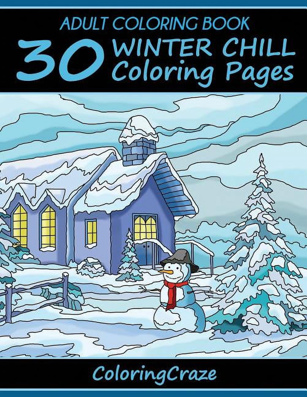 Colorful Seasons Adult Coloring Book: 30 Winter Chill Coloring Pages ...