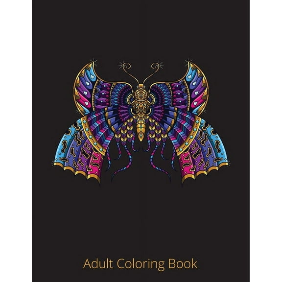 Adult Coloring Book: 50+ stress relaxation coloring pages