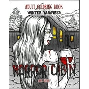 A.M. SHAH Adult Coloring Book Horror Cabin: Winter Vampires (volume 2)