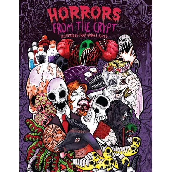 Adult Coloring Book: Horrors from the Crypt: An Outstanding Illustrated Doodle Nightmares Coloring Book (Halloween, Gore