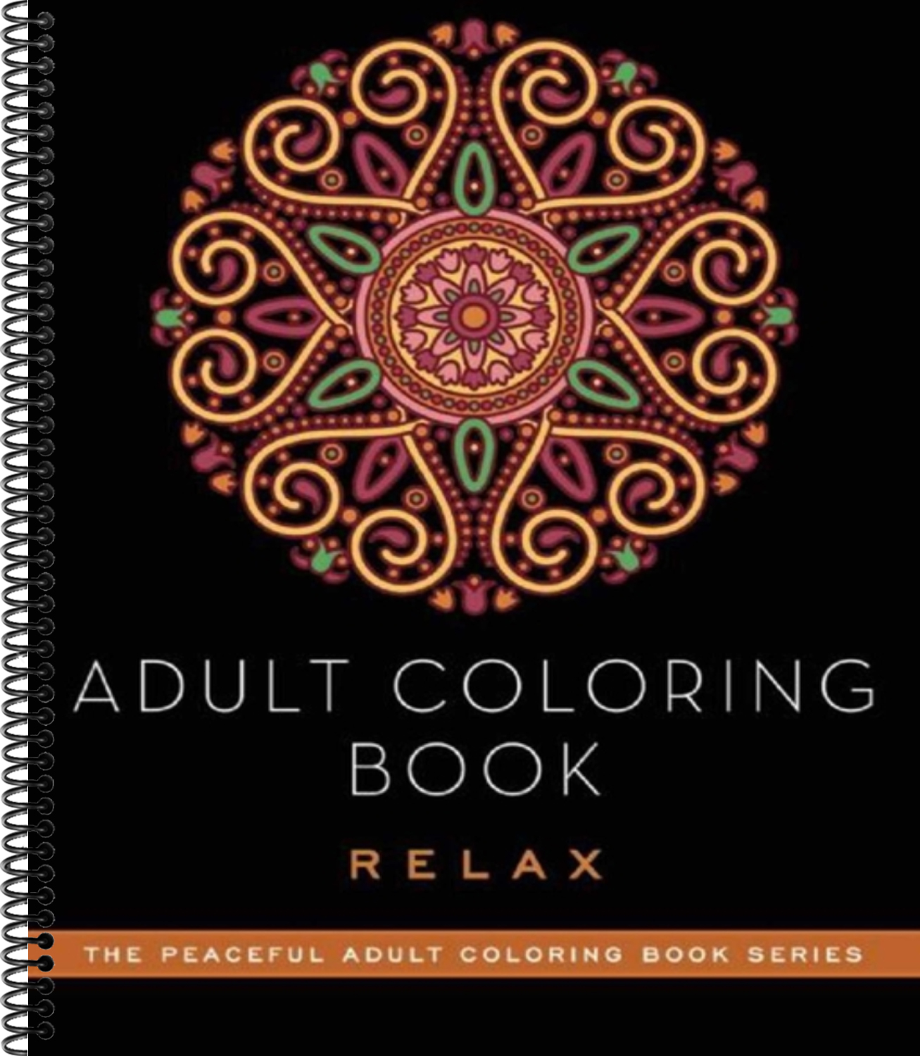 Adult Coloring Book: Relax (Peaceful Adult Coloring Book) (Spiral-bound)