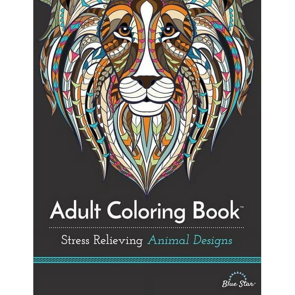 Adult Coloring Book: Stress Relieving Animal Designs