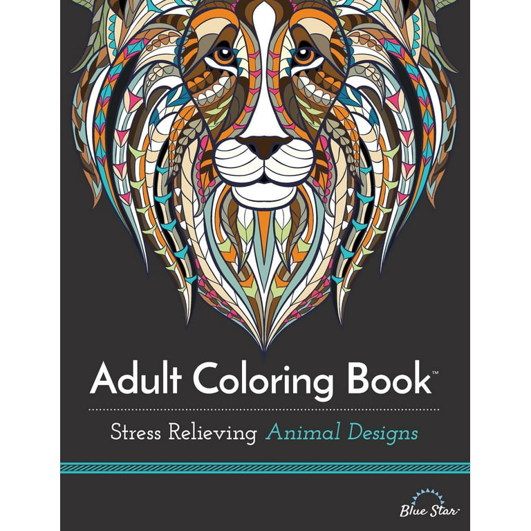Animals Adult Coloring Book