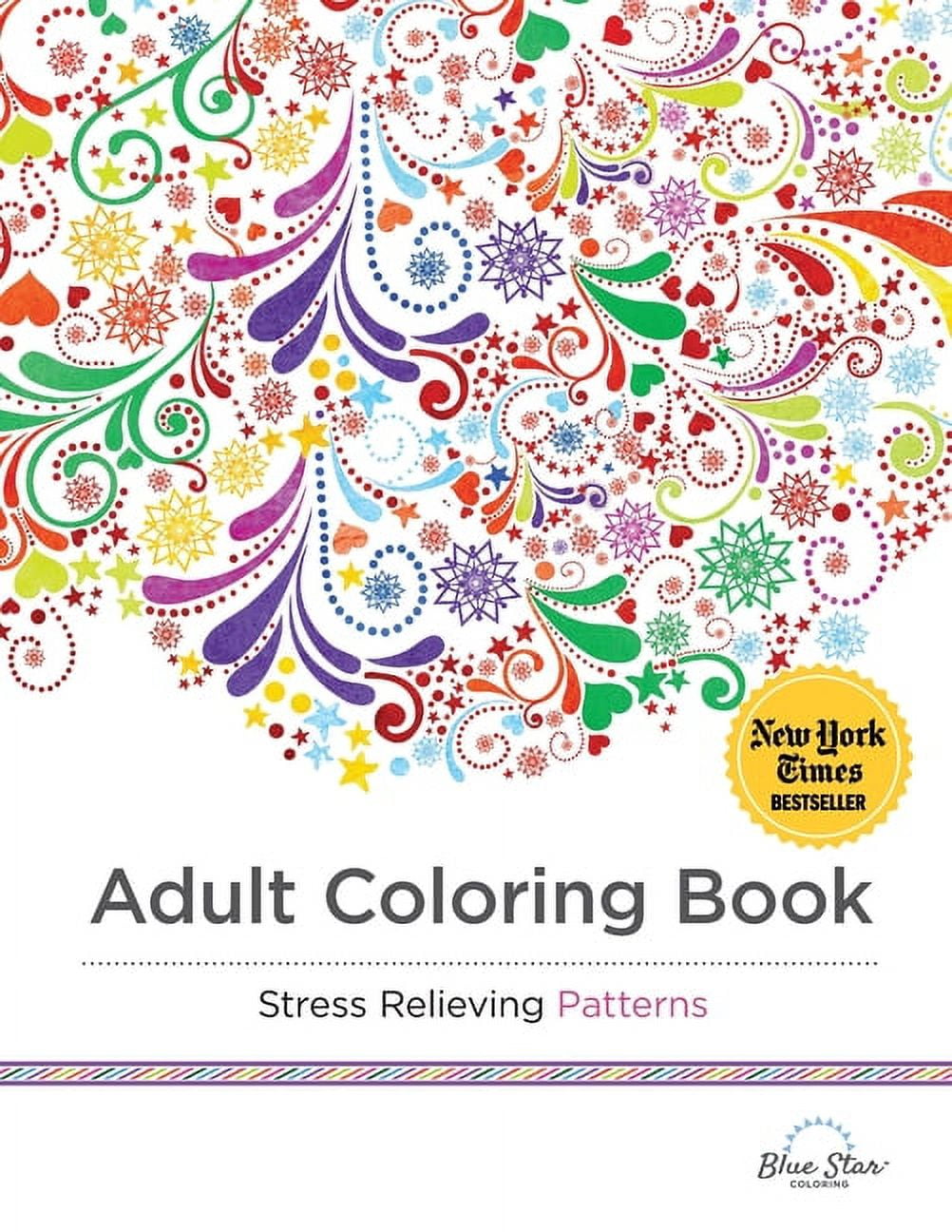 Coloring Book For Seniors: Anti-Stress Designs Vol 4 (Paperback