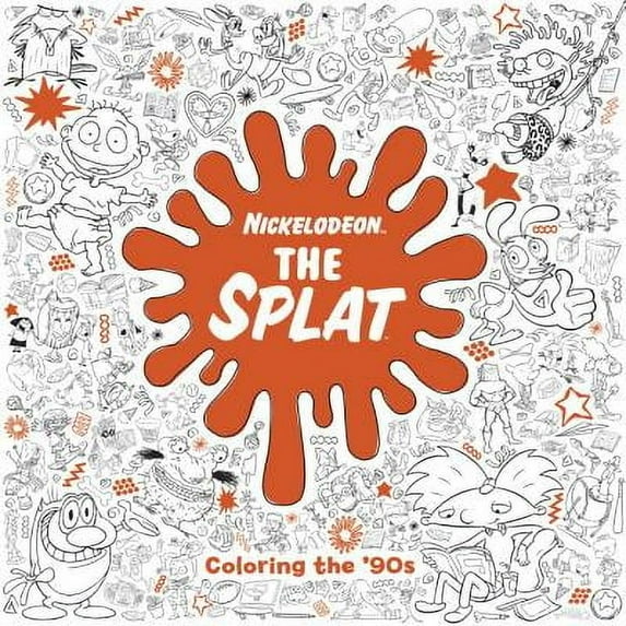 Adult Coloring Book: The Splat: Coloring the '90s (Nickelodeon) (Paperback)