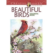 DOT BARLOWE Adult Coloring Books: Animals Creative Haven Beautiful Birds Coloring Book, (Paperback)