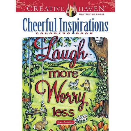 Adult Coloring Books: Calm: Creative Haven Cheerful Inspirations Coloring Book (Paperback)