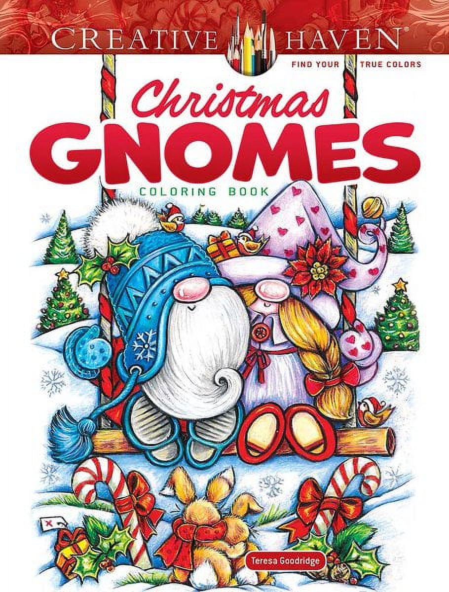 Adult Coloring Books: Christmas: Creative Haven Christmas Gnomes ...