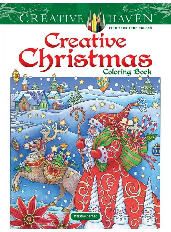 Adult Coloring Books: Christmas: Creative Haven Creative Christmas Coloring Book (Paperback)