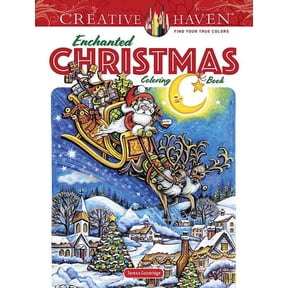 Adult Coloring Books: Christmas Creative Haven Enchanted Christmas Coloring Book, (Paperback)