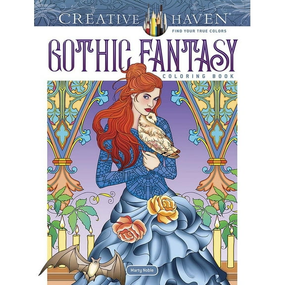 Adult Coloring Books: Fantasy Creative Haven Gothic Fantasy Coloring Book, (Paperback)