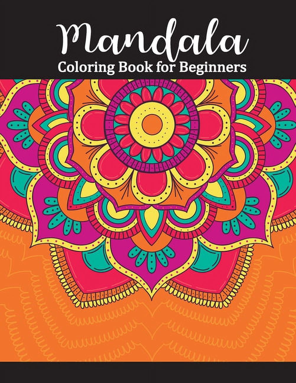 Adult Coloring Books Mandalas Mandala Coloring Book for Beginners