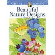 DOVER FARMS Adult Coloring Books: Nature Creative Haven Beautiful Nature Designs Coloring Book, (Paperback)