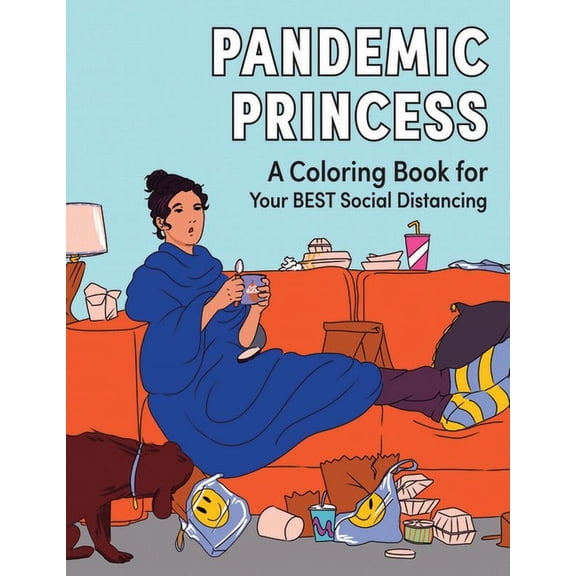 Adult Coloring Books: Pandemic Princess (Paperback)