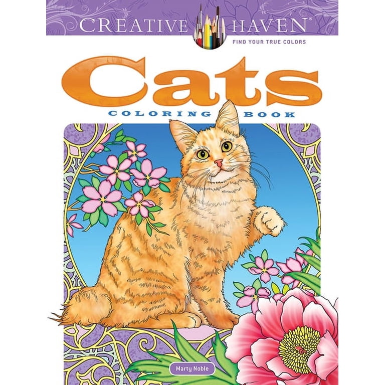 Adult Coloring Books: Pets Creative Haven Cats Coloring Book