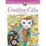 DOVER FARMS Marjorie Sarnat: Creative Haven Creative Cats Coloring Book, 64 pages (Paperback)