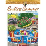 Adult Coloring Books: Seasons Creative Haven Endless Summer Color by Number, (Paperback)