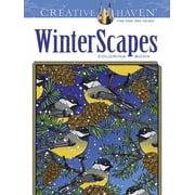 Adult Coloring Books: Seasons: Creative Haven WinterScapes Coloring Book (Paperback)