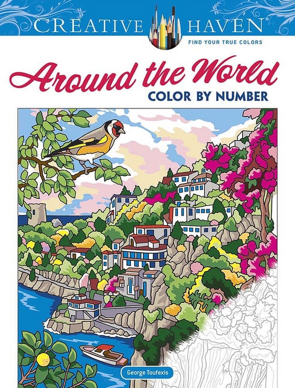 Creative Haven Around the World Color by Number [Book]