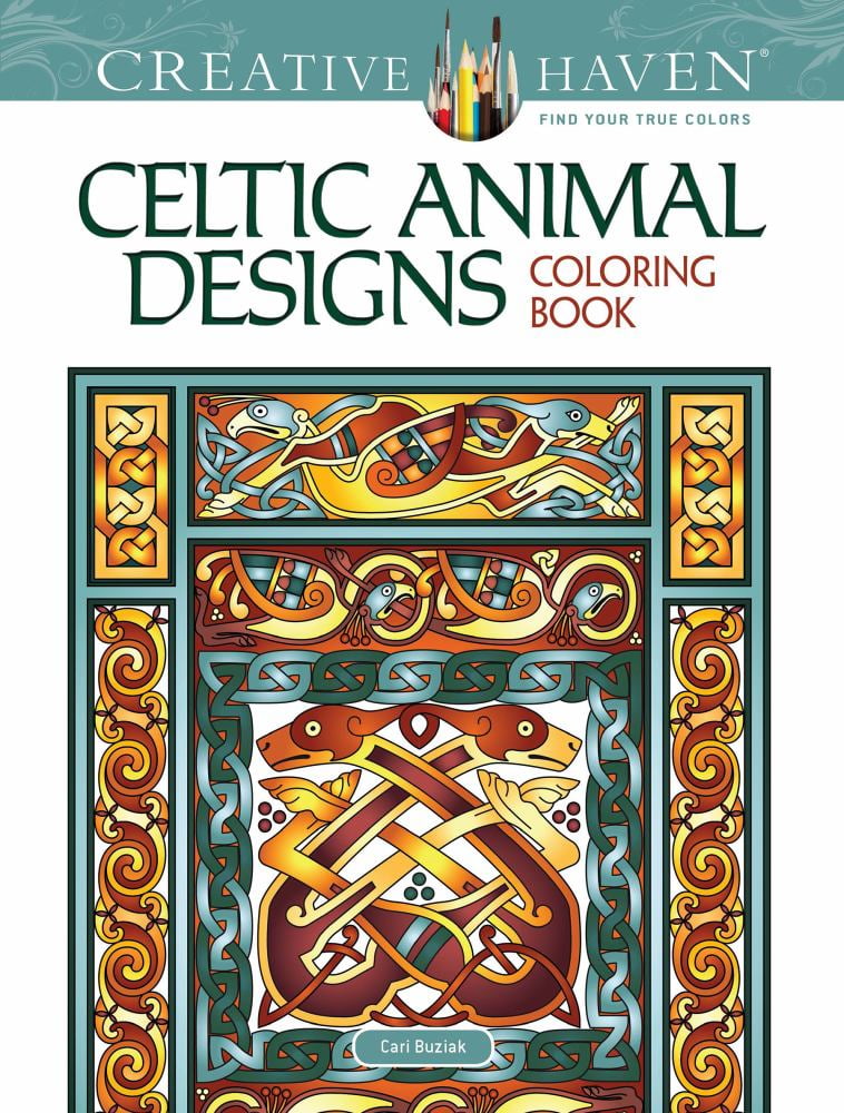 Adult Coloring Books: World & Travel Creative Haven Celtic Animal Designs Coloring Book ...