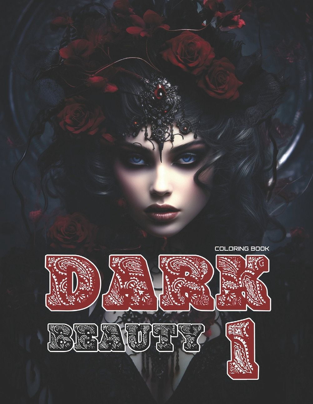 Adult Coloring Books for Women: Dark Beauty: Adult Coloring Book for Women (Paperback)