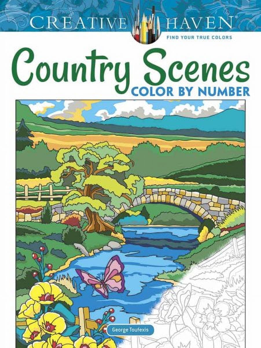 Color By Number Adult Coloring Book: with Fun, Easy, and Relaxing Coloring  Pages (Color by Number Coloring Books for Adults) (Paperback)