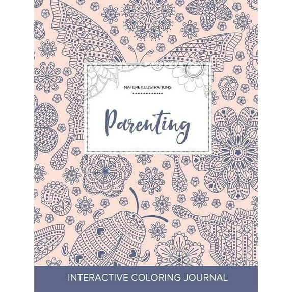 Adult Coloring Journal: Parenting (Nature Illustrations, Ladybug) (Paperback)