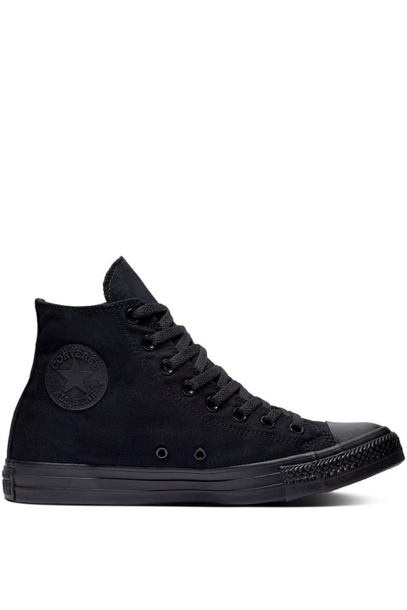 CHUCK TAYLOR ALL STAR Unisex Black Canvas High Top Sneaker Shoes