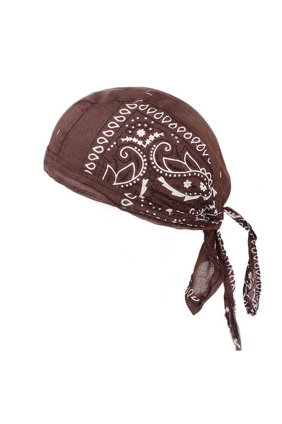 Adult Cotton Biker Skull Cap Motorcycle Bandana Head Wrap Du Doo Do Rag Cool