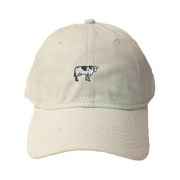 Adult Cow Embroidered Deluxe Dad Hat