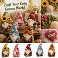 thumbnail image 1 of Adult Craft Kit, Punch Needle Kit for Beginners, Fall Gnomes Decorations for Home, Fall Home Decor Indoor, 6 X 5 Inch Chunky Yarn Handmade 3D Plush with Love Heart Pattern, Diy, 1 of 6